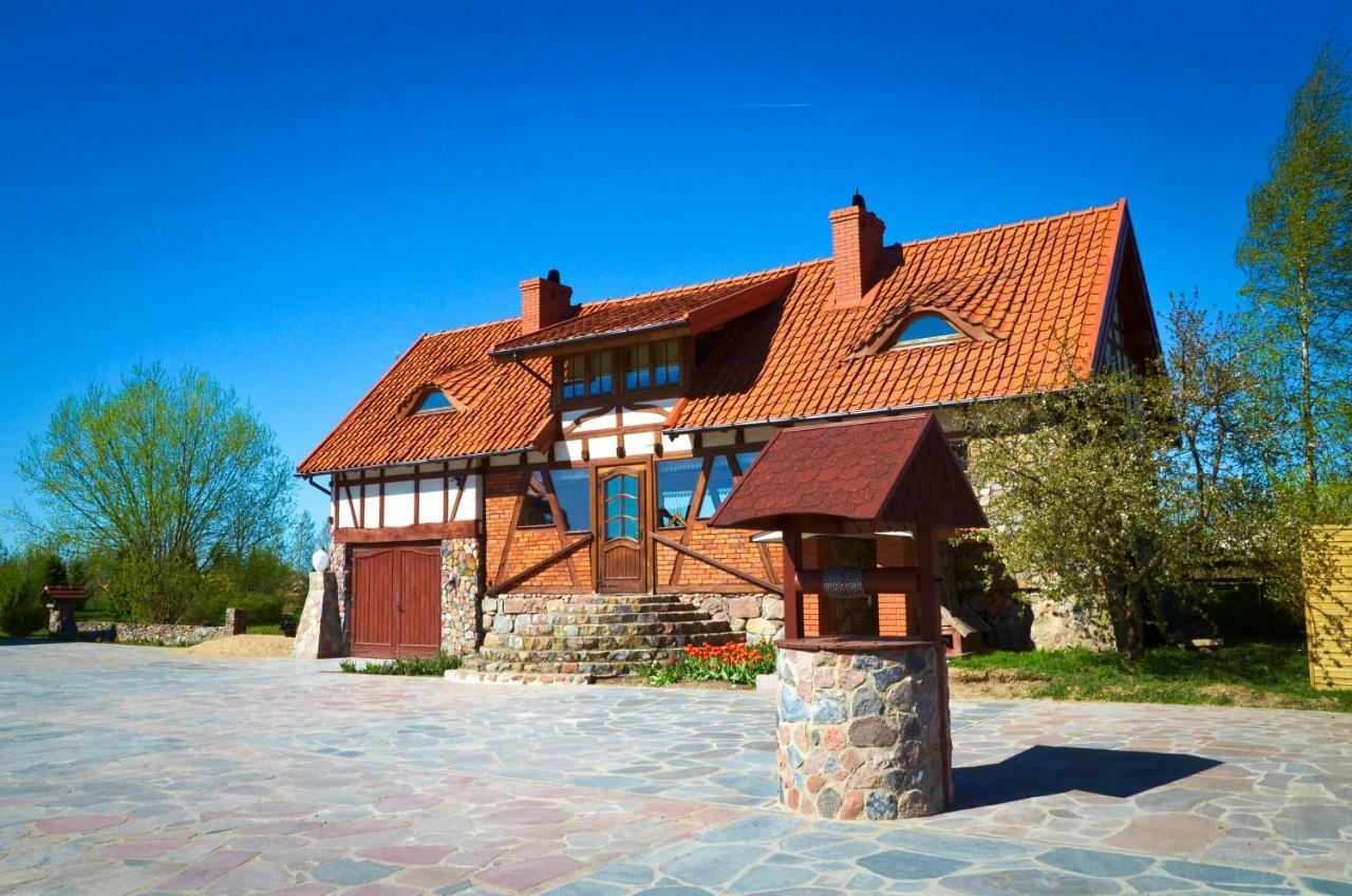 فيلا Dom Na Wodzie Mazury Dzwierzuty المظهر الخارجي الصورة